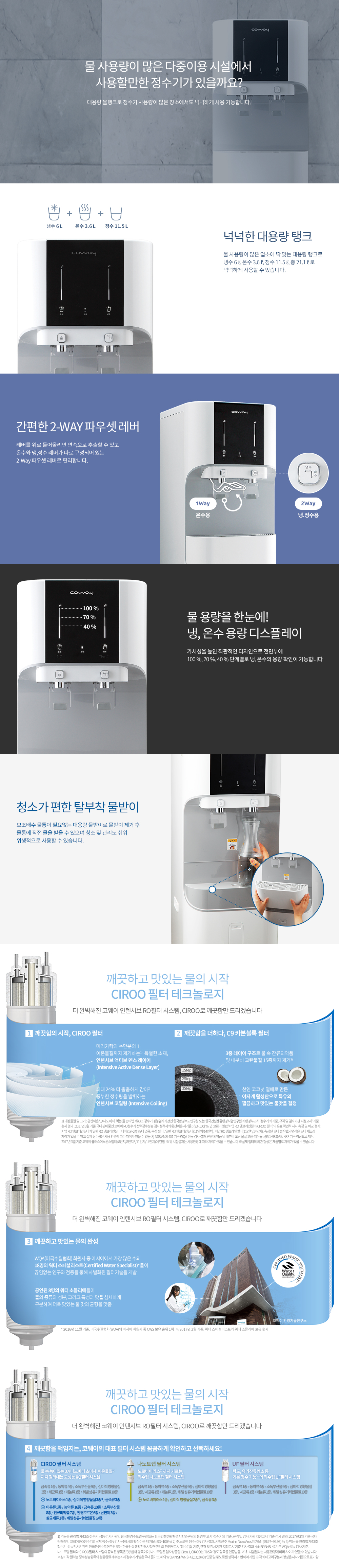 스탠드 정수기(CHP-671L)