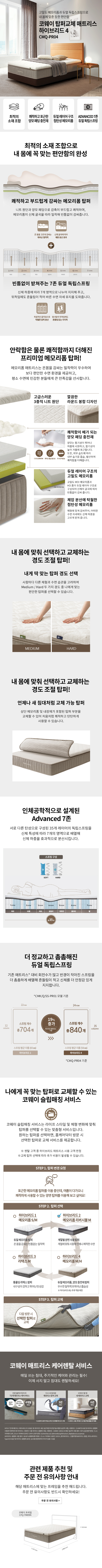 BEREX 하이브리드 4 매트리스 퀸 (케어) 상세 설명 1